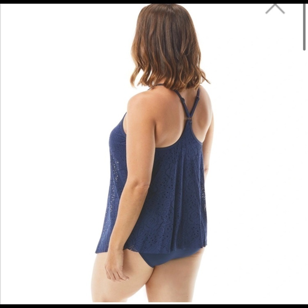 Beach House Kerry Crochet Underwire Tankini Top - Picture 3 of 11